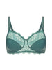 Caresse Wireless Triangle Bra Boreal Green Simone Perele