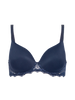 Caresse 3D Plunge Bra Ink Blue Simone Perele