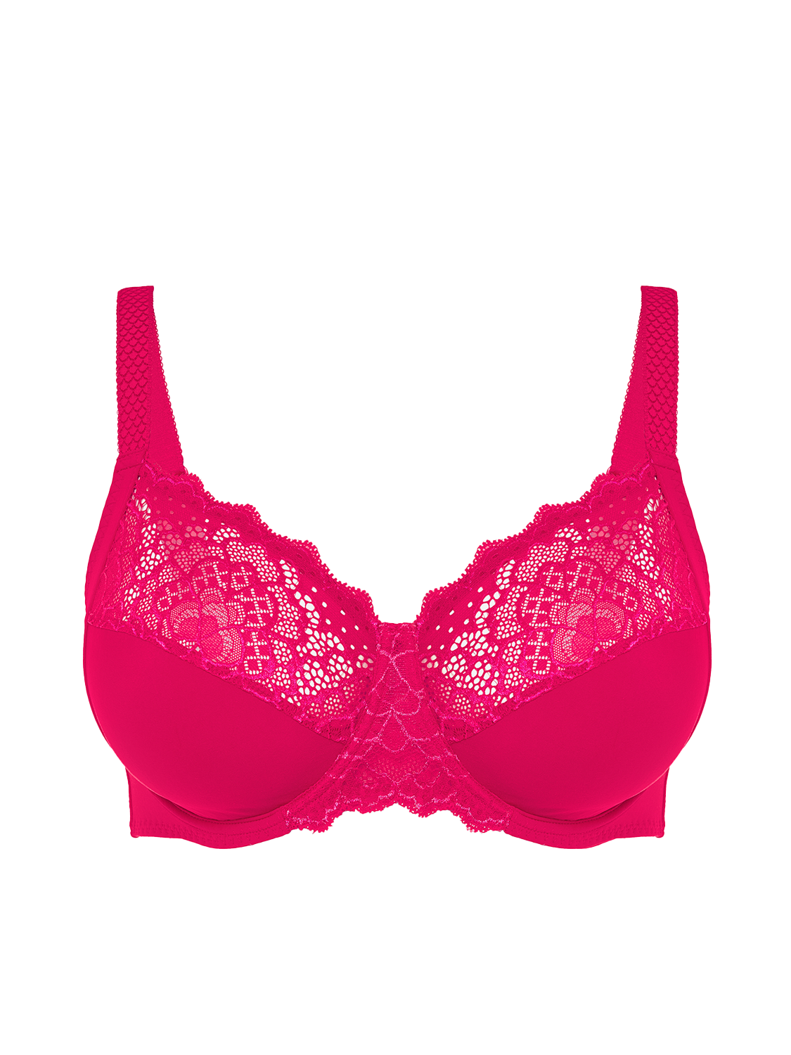 ▷ CACIQUE Hot Pink Cooling French Full Coverage Underwire Bra