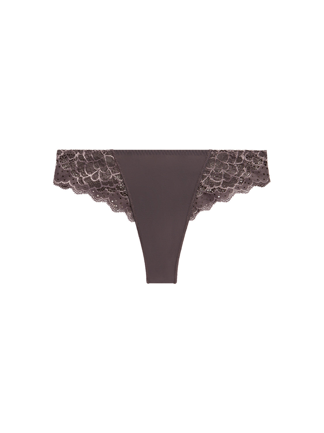 Caresse Tanga - Graphite Grey