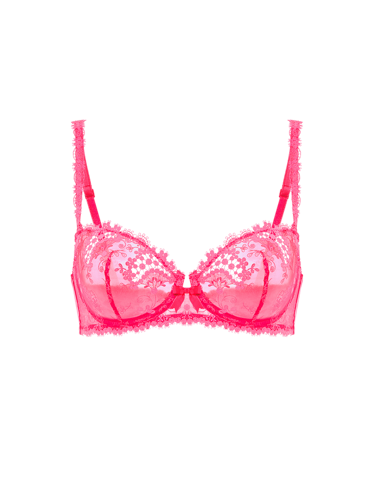 Wish Sheer Demi - Fabulous Pink – Simone Pérèle Wish Sheer Demi - Fabulous Pink – Simone Pérèle