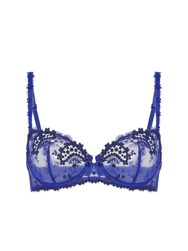 Wish Sheer Demi Bra Electric Blue Simone Perele