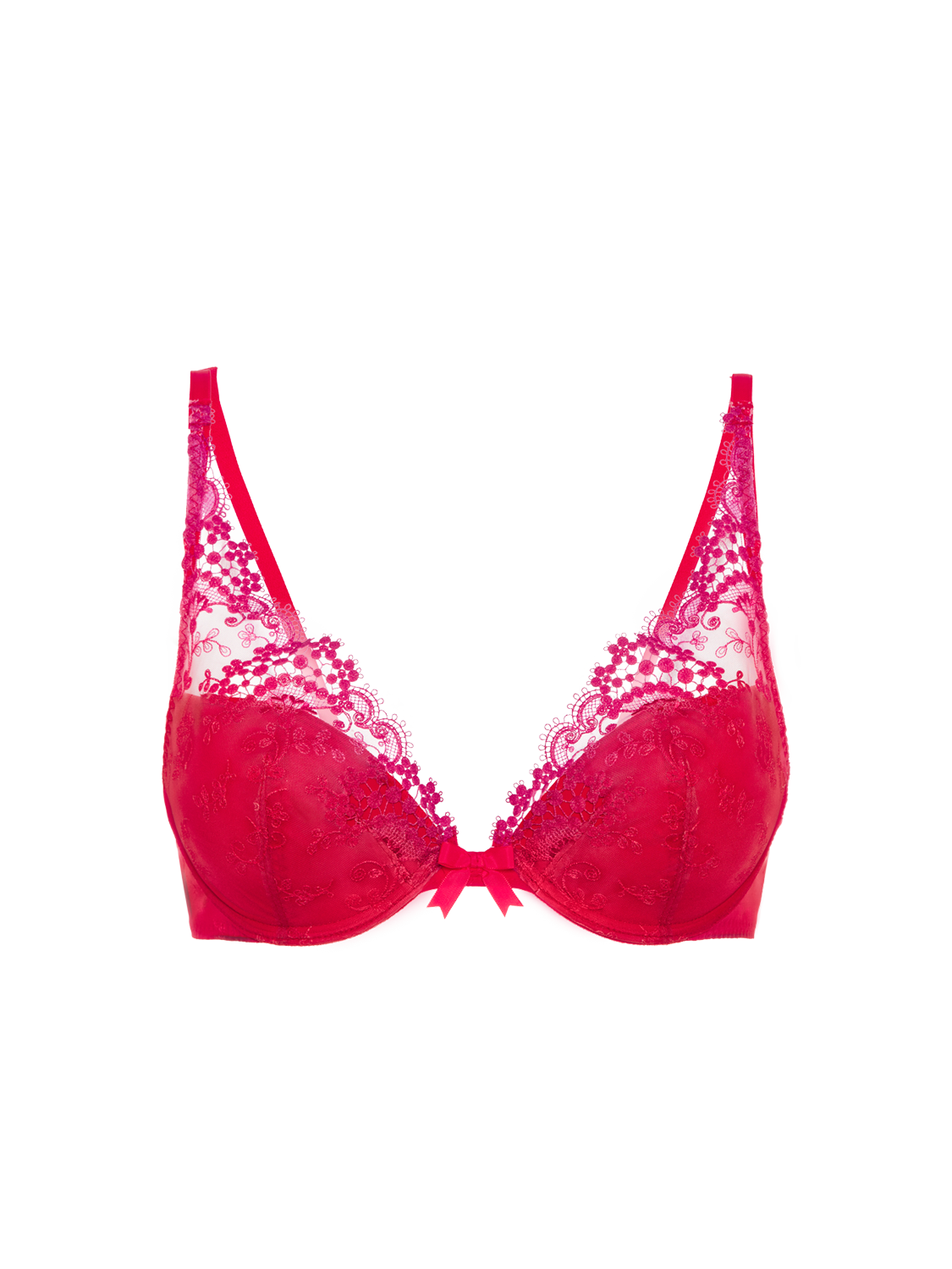 Wish Triangle Contour - Rainbow Red