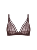 Simone Perele Comete Wireless Triangle Bra Dark Brown