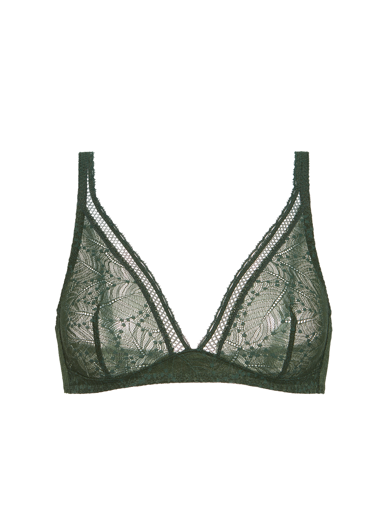 Comete Wireless Triangle Bra Icon Green Simone Perele