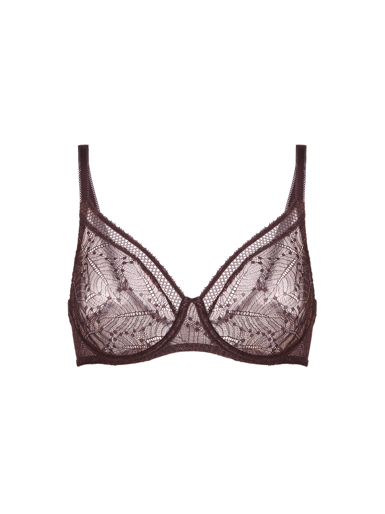 Simone Perele Comete Molded Full Cup Bra Dark Brown