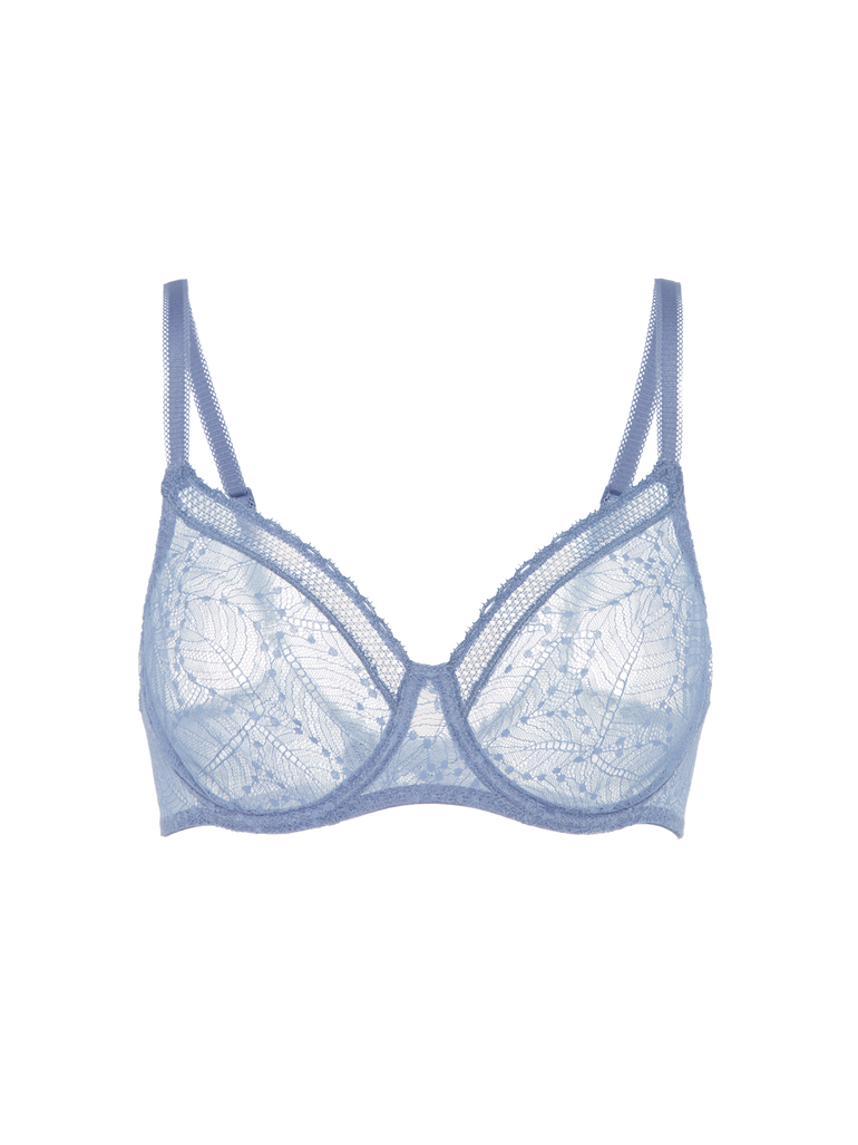 Comete Molded Full Cup Bra Chambray Blue Simone Perele