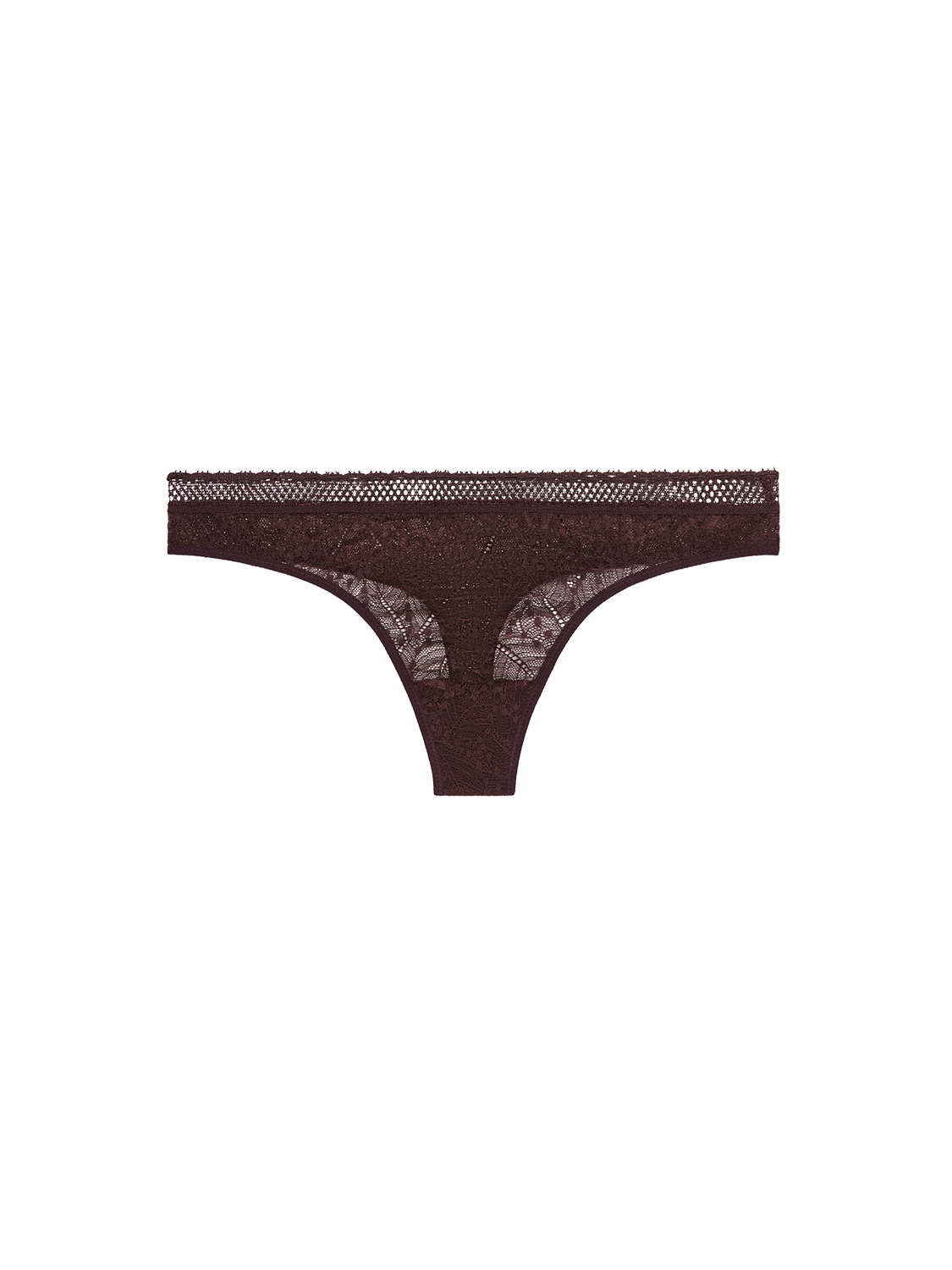 Simone Perele Comete Tanga Panty Dark Brown