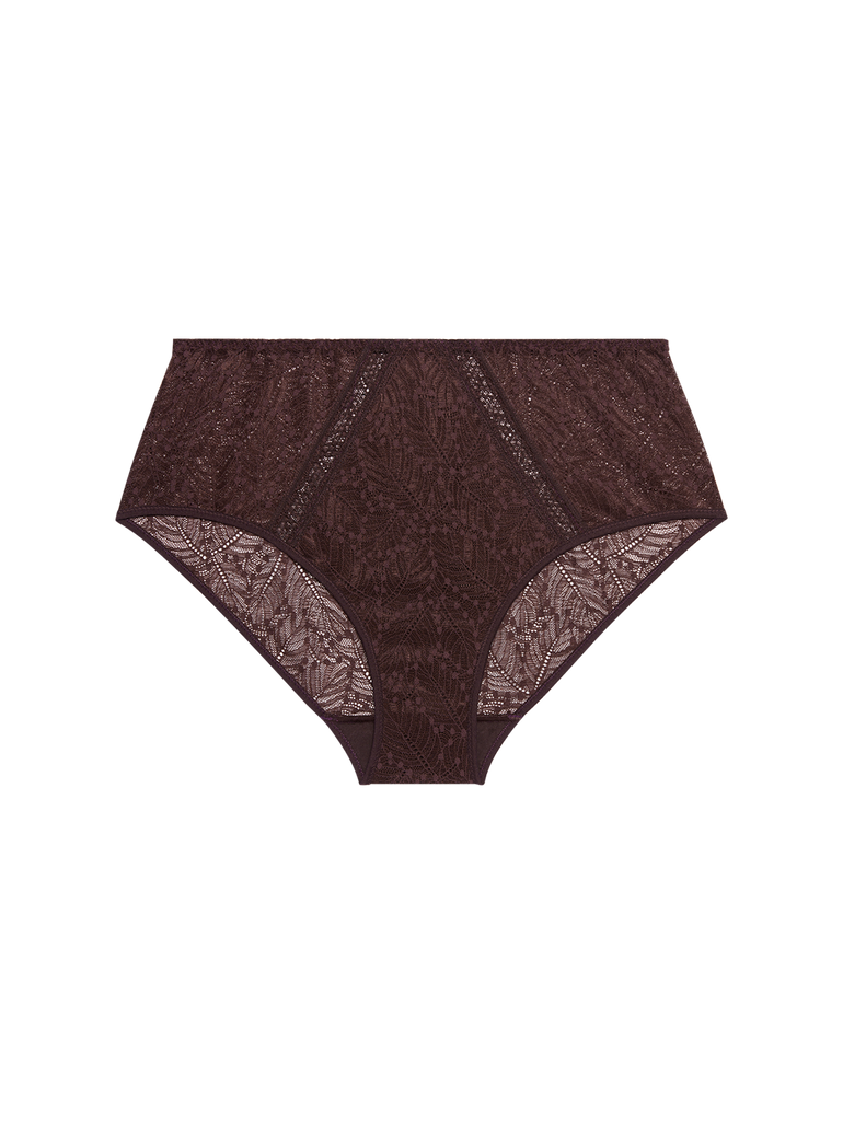 Simone Perele Comete Retro Brief Panty Dark Brown