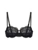 Karma Sheer Demi Bra Black Simone Perele