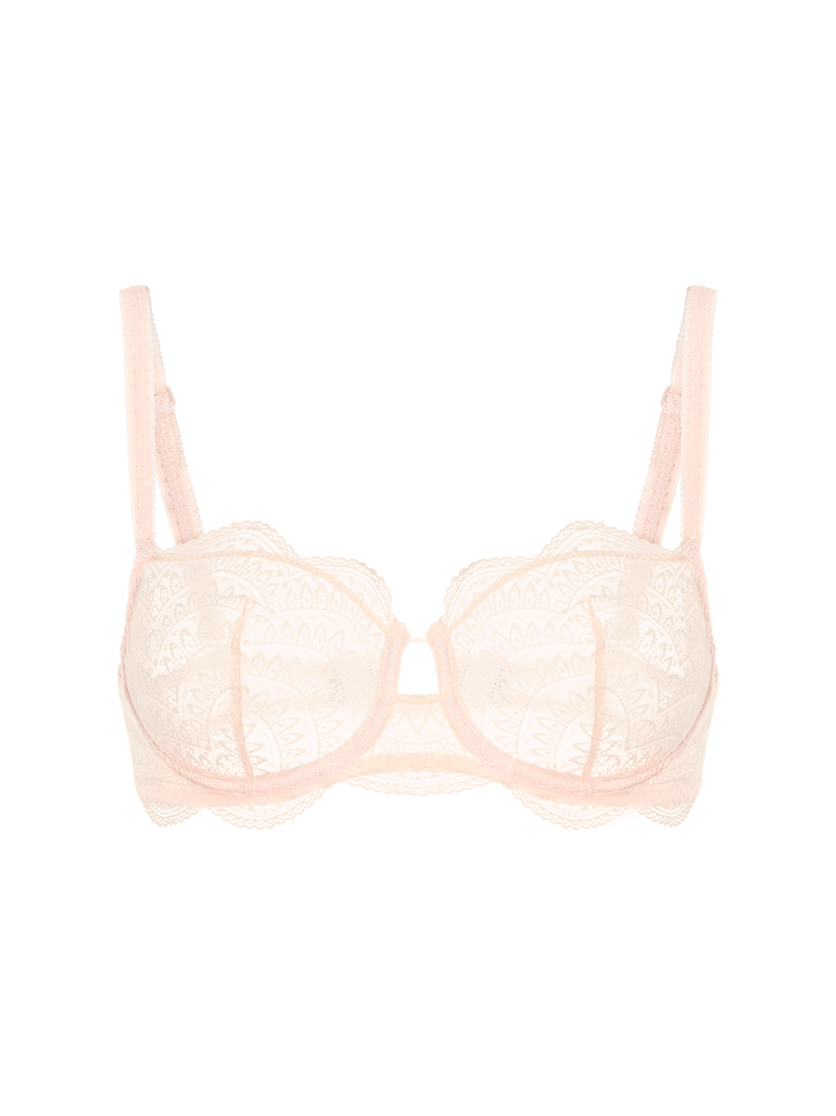 Karma Sheer Demi Petal Powder Bra Simone Perele