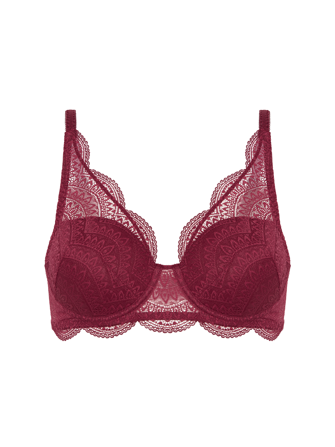 Karma Triangle 3D Demi Bra Spinel Red Simone Perele