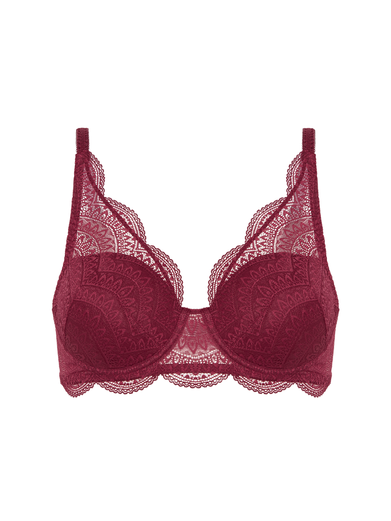 Karma Triangle 3D Demi Bra Spinel Red Simone Perele