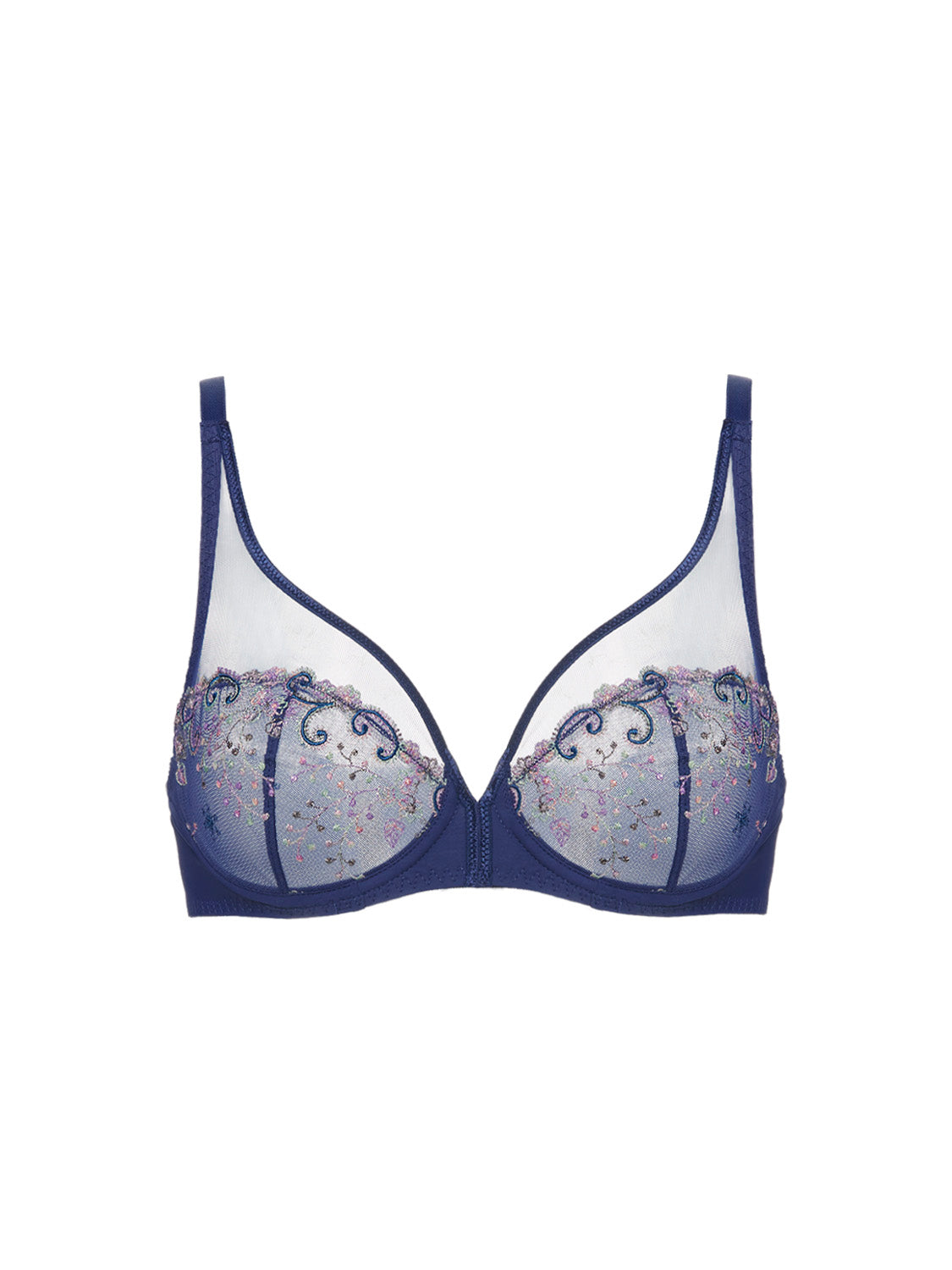 Delice Full Coverage Plunge - Rainbow Blue