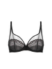 Delice Full Coverage Plunge Bra Gem Black Simone Perele