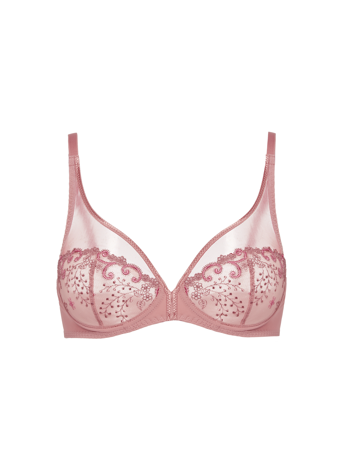 Delice Full Coverage Plunge - Smokey Pink