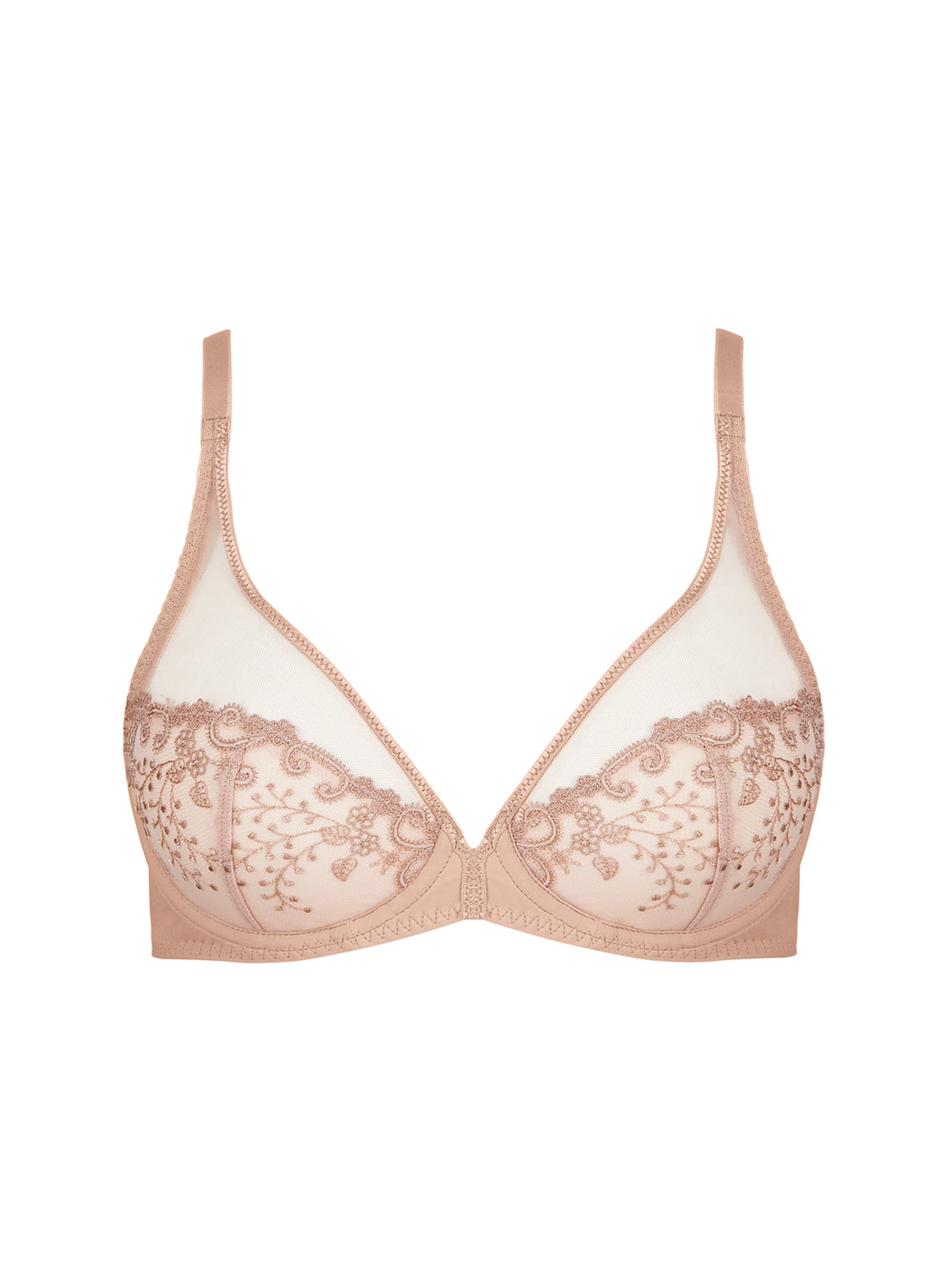 Delice Full Coverage Plunge Bra Sand Simone Perele