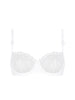 Delice Sheer Demi Bra White Simone Perele