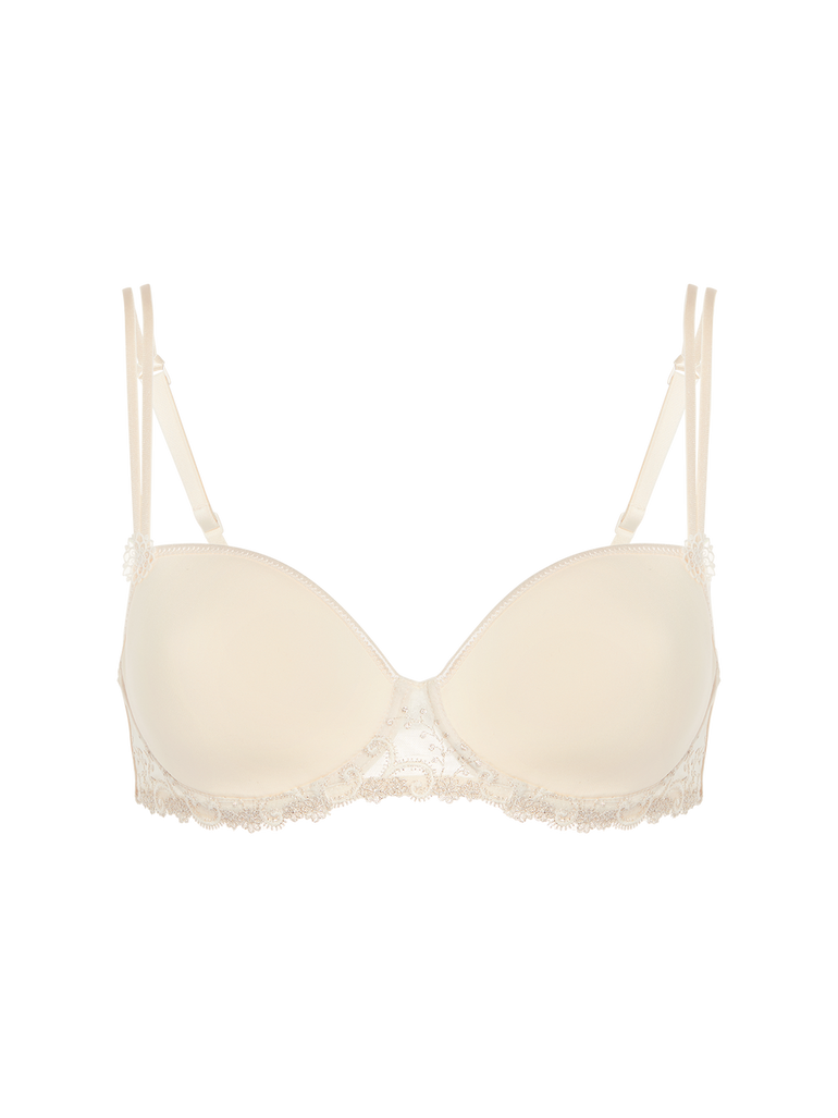 Delice 3D Demi Plunge Bra Topaz Beige Simone Perele