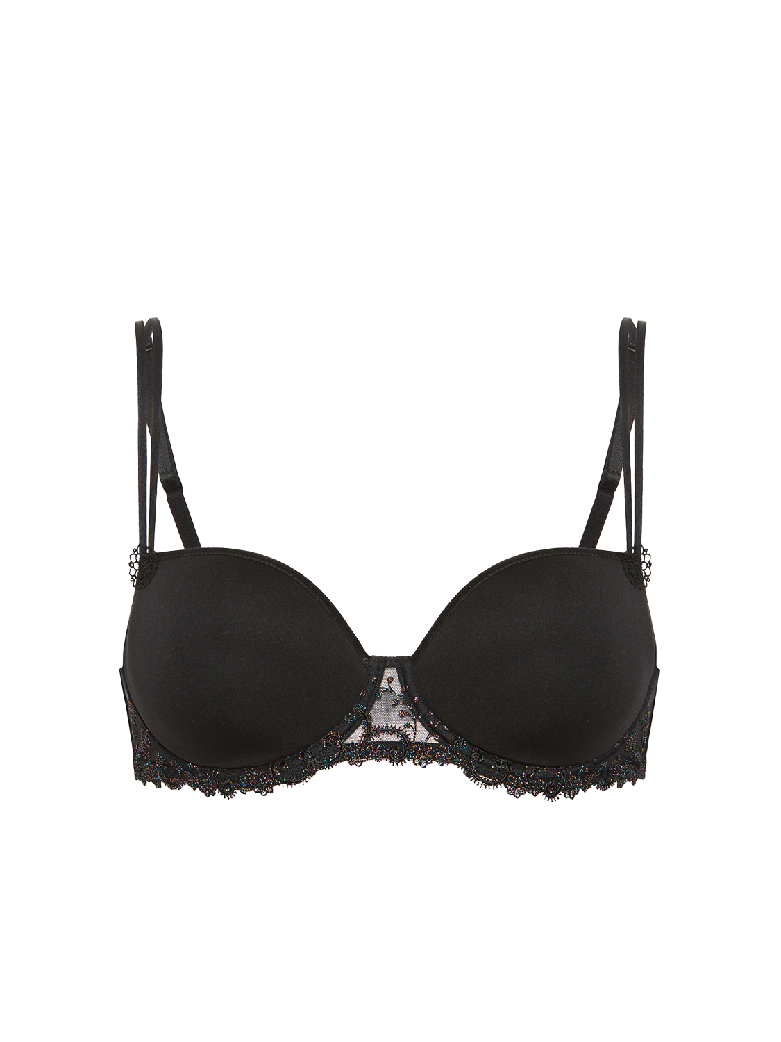 Delice 3D Demi Bra Gem Black Simone Perele