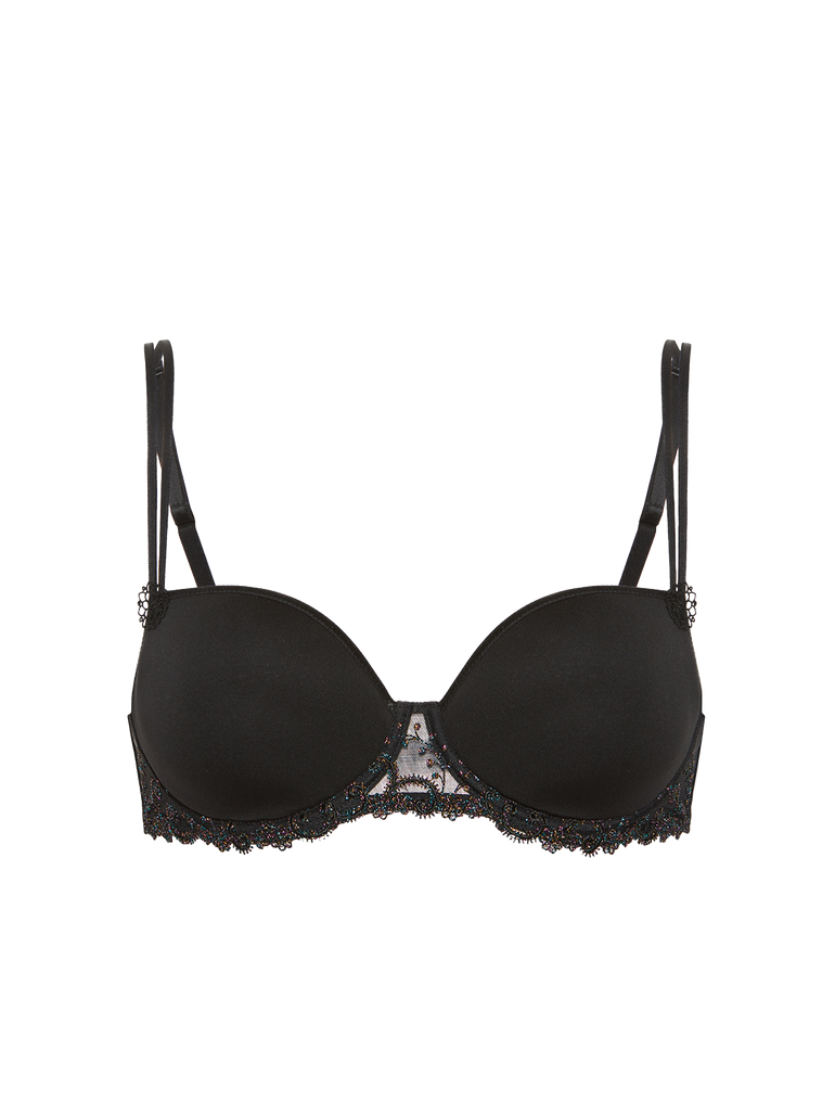 Delice 3D Demi Bra Gem Black Simone Perele