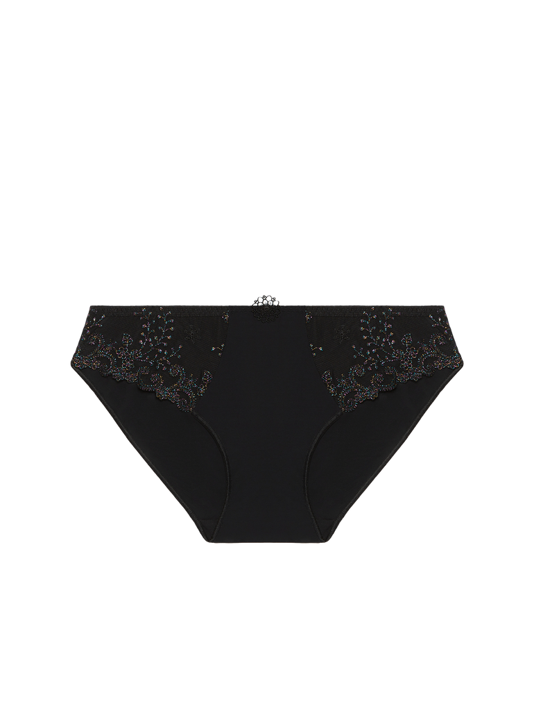 Delice Bikini Panty Gem Black Simone Perele