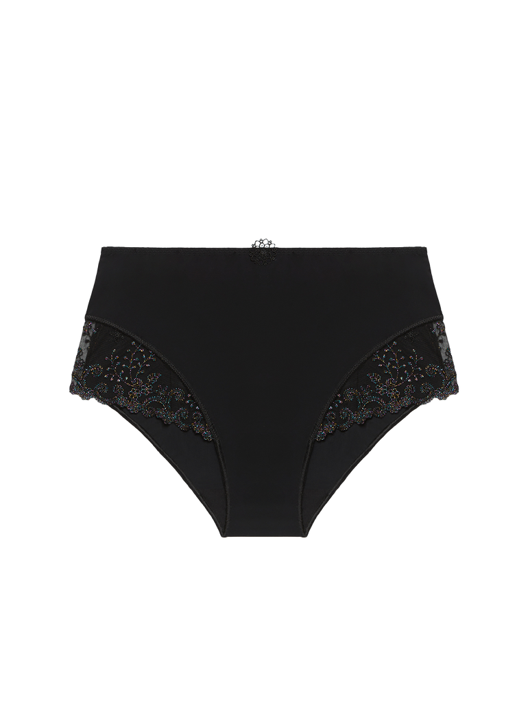 Delice Retro Brief Panty Gem Black Simone Perele