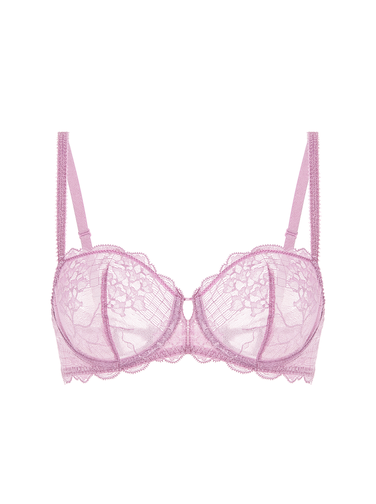 Reve Sheer Demi Bra Glamorous Mauve Simone Perele