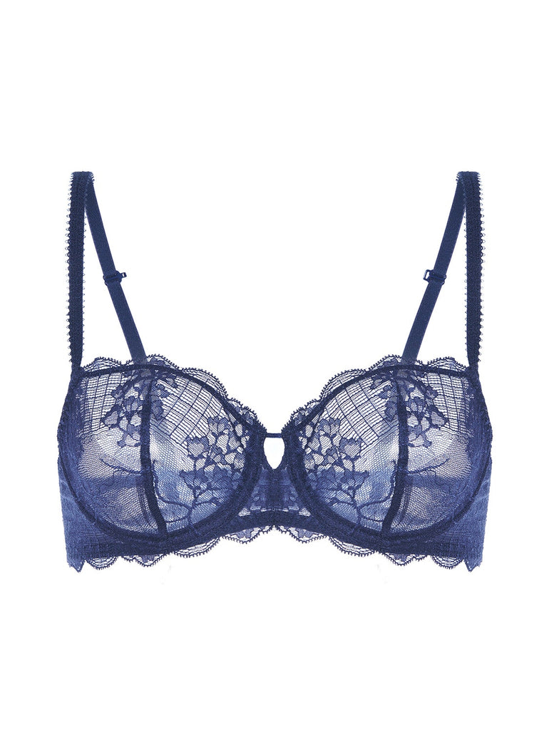 Reve Sheer Demi Bra Cosmic Blue Simone Perele