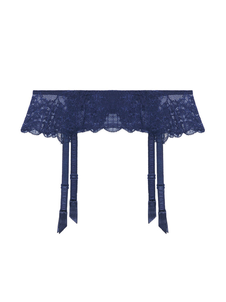 Reve Suspender Belt Cosmic Blue Simone Perele