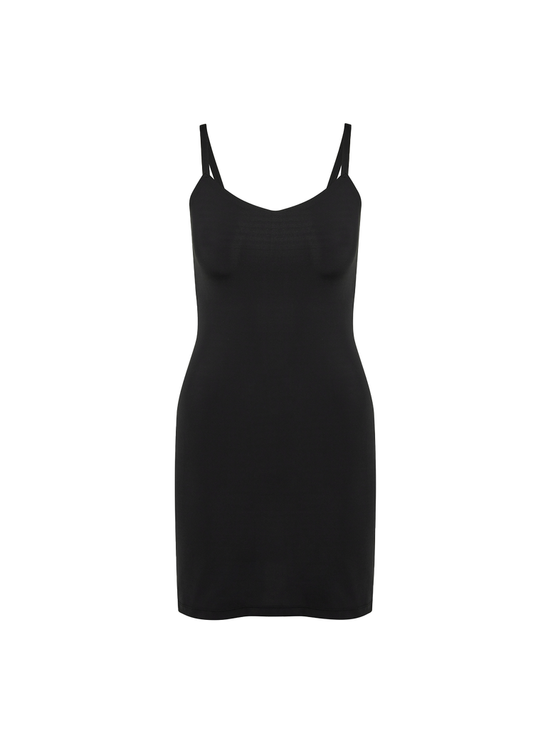 Essentiel Slip Dress - Black - 4 (L) Essentiel Slip Dress - Black - 4 (L)