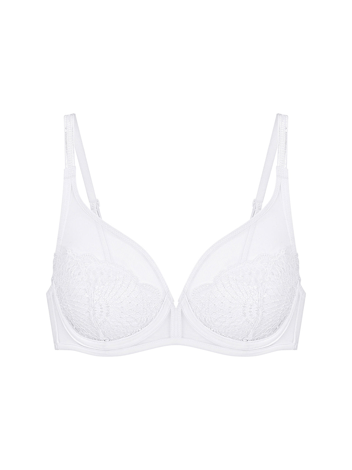 Simone Pérèle | Reflet Full Coverage Plunge - White