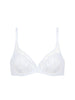 Saga Full Coverage Plunge Bra White Simone Perele