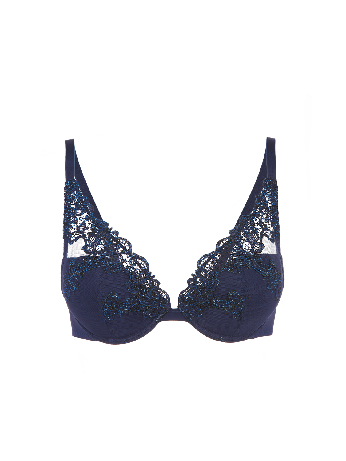 Saga Triangle Contour Bra Sapphire Simone Perele