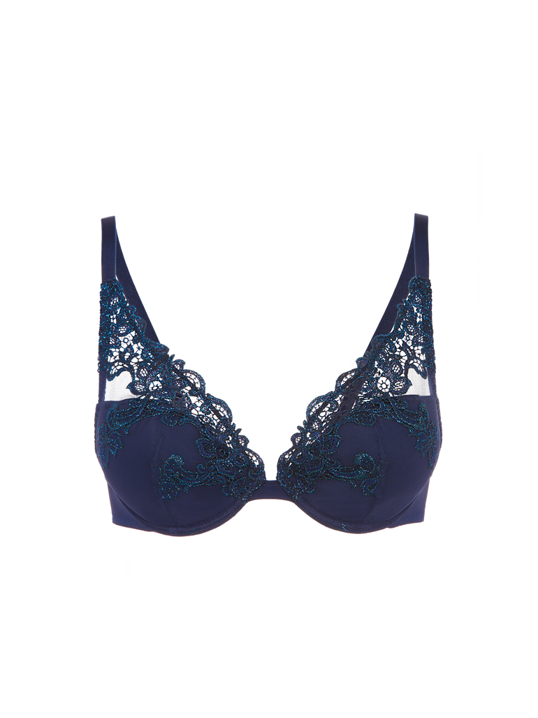 Saga Triangle Contour Bra Sapphire Simone Perele