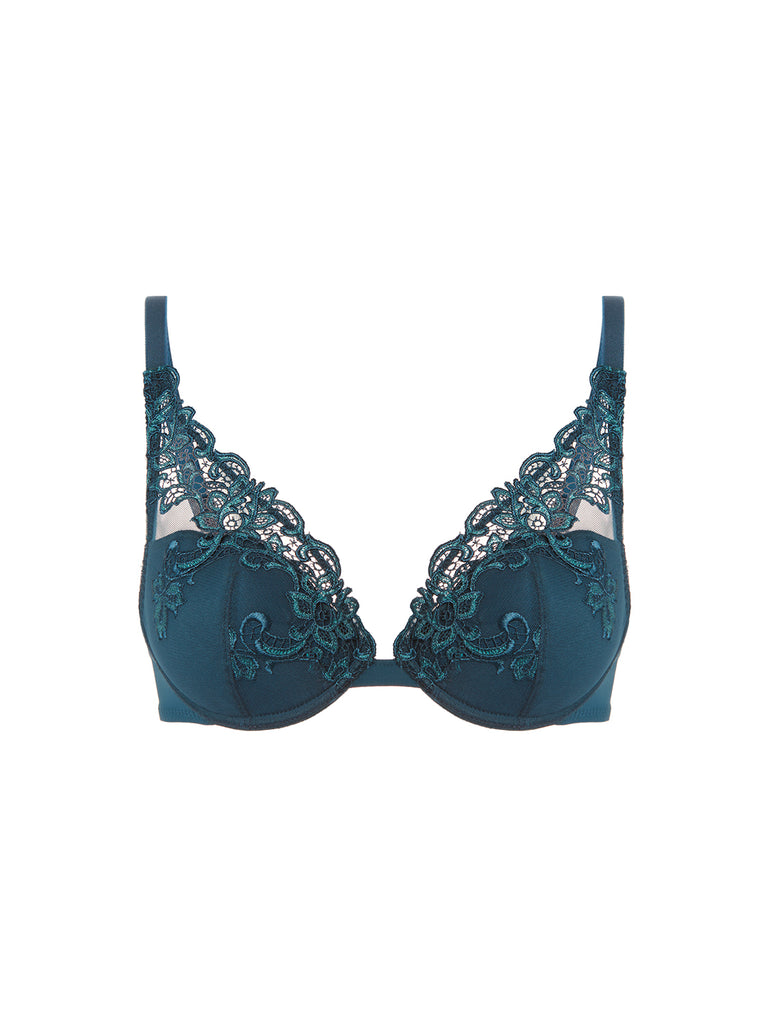 Simone Perele Saga Triangle Contour Bra Prestige Blue