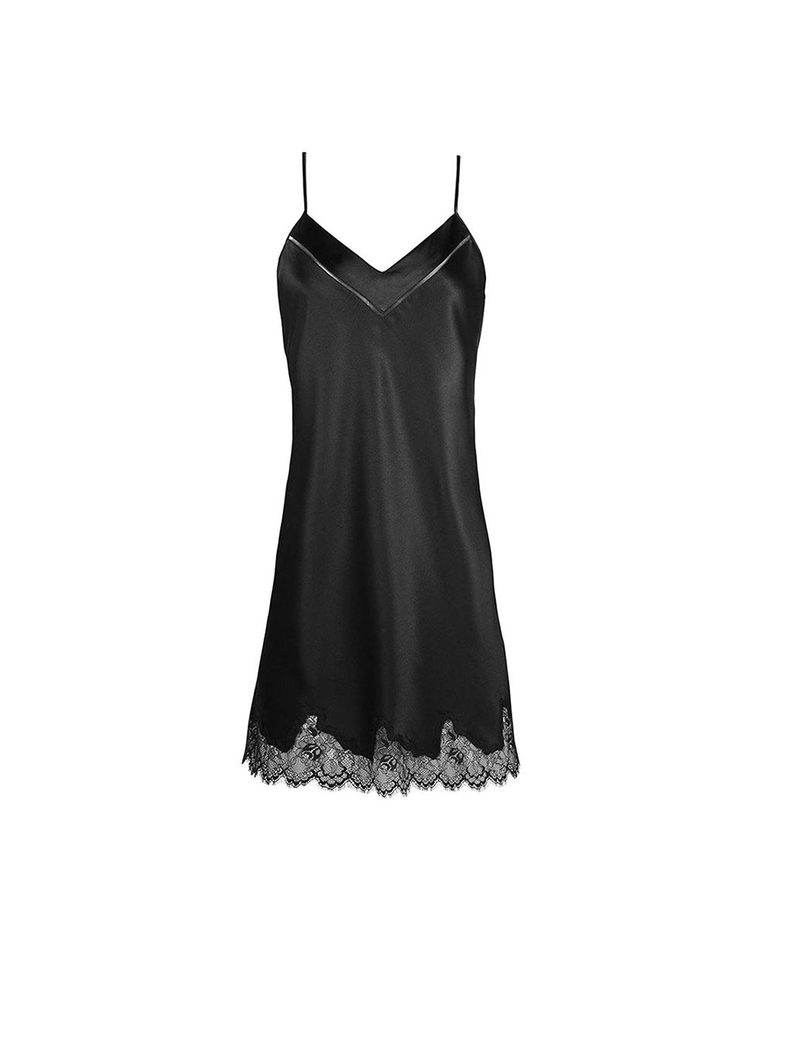 Simone P r le Nocturne Silk Dress Black