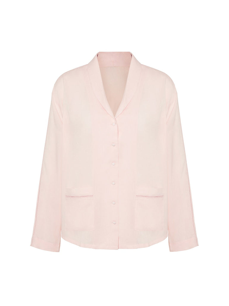 Songe Long Sleeve Top Petal Powder Simone Perele