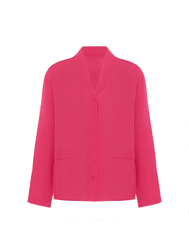 Songe Long Sleeve Top Pitaya Pink Simone Perele