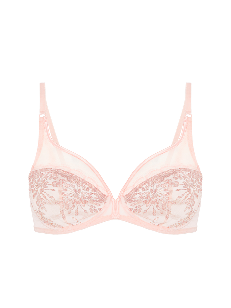 Singuliere Full Coverage Plunge Bra Petal Powder Simone Perele