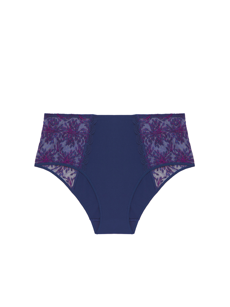 Singuliere Retro Brief Panty Midnight Blue Simone Perele