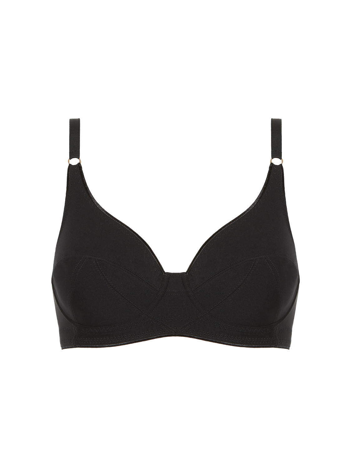 Artifice Underwire Plunge Bra Black Simone Perele