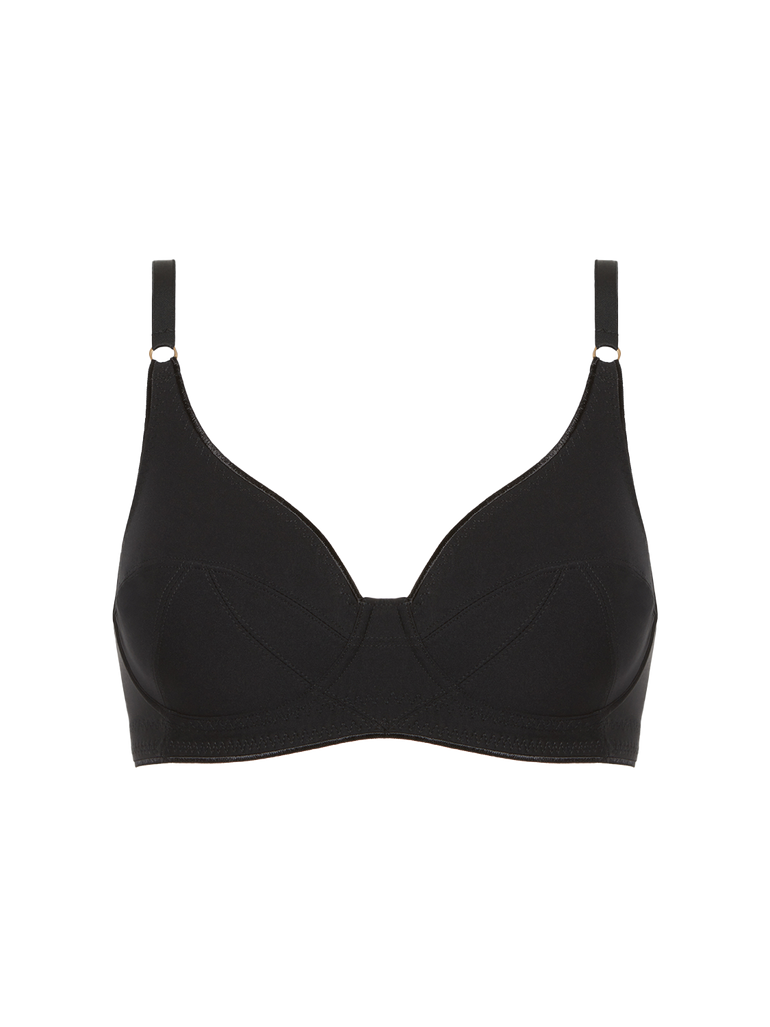 Artifice Underwire Plunge Bra Black Simone Perele