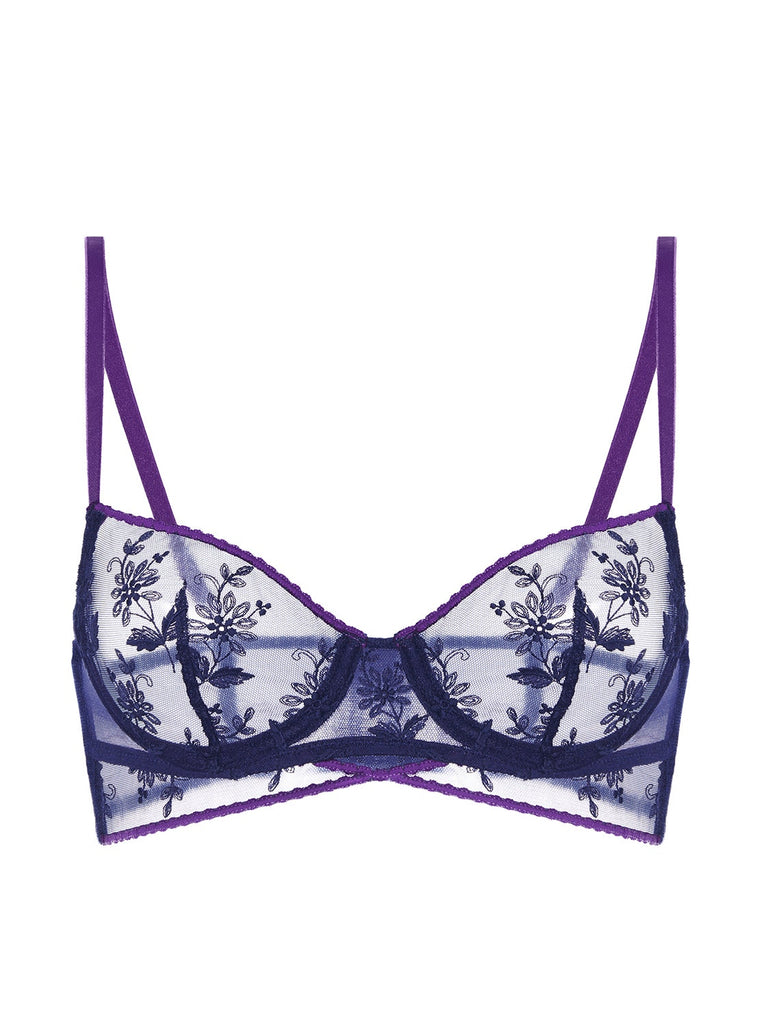 Intimates & Sleepwear, Victorias Secret Bra Size 38b Purplewine Long  Corset Demi Bra