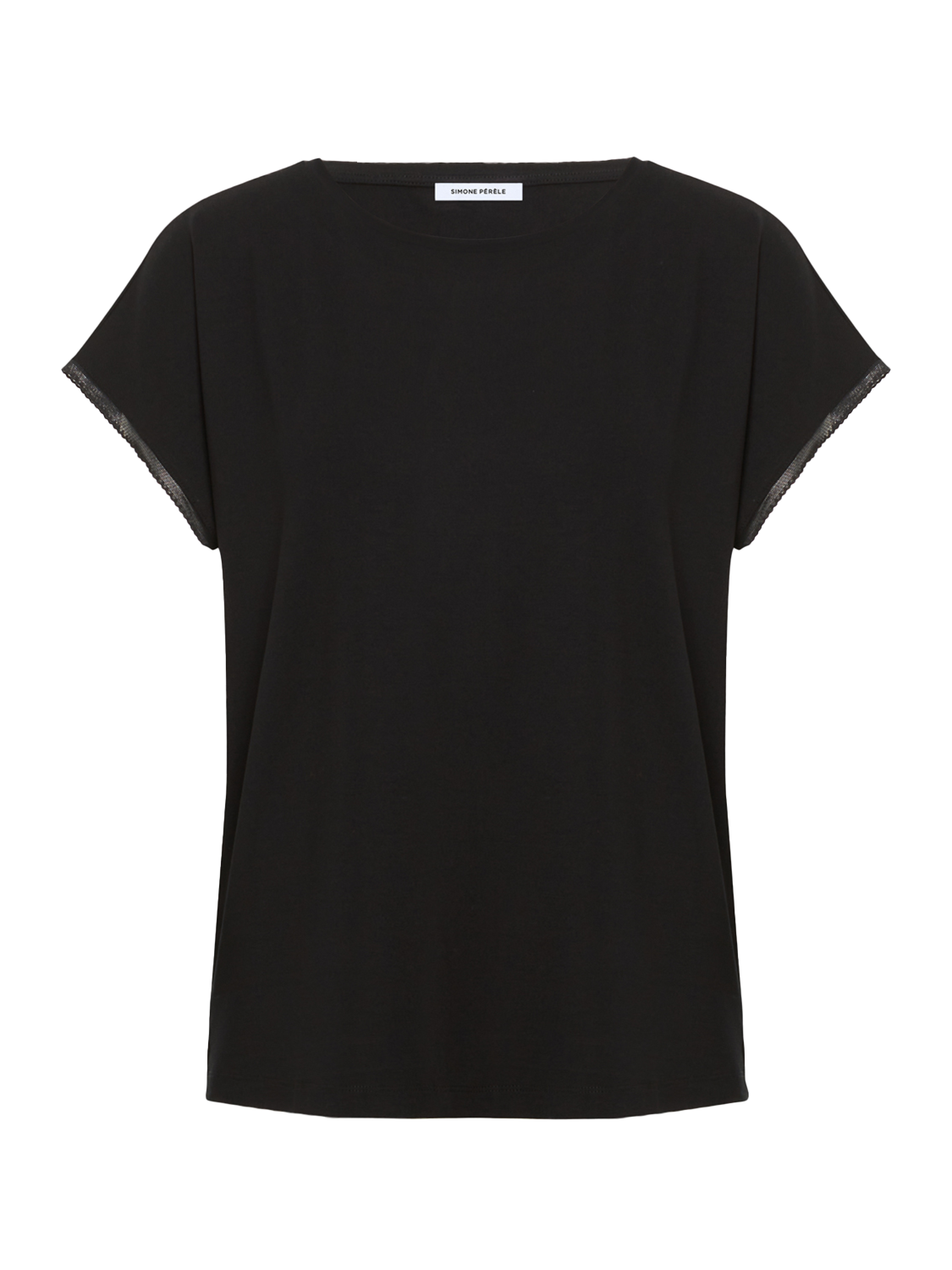 Simone Perele Aurore Short Sleeve Top Black