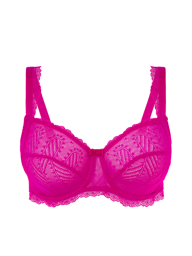 Canopée Full Cup Bra Hibiscus Pink Simone Perele