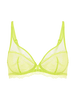 Canopée Full Coverage Plunge Bra Lime Simone Perele