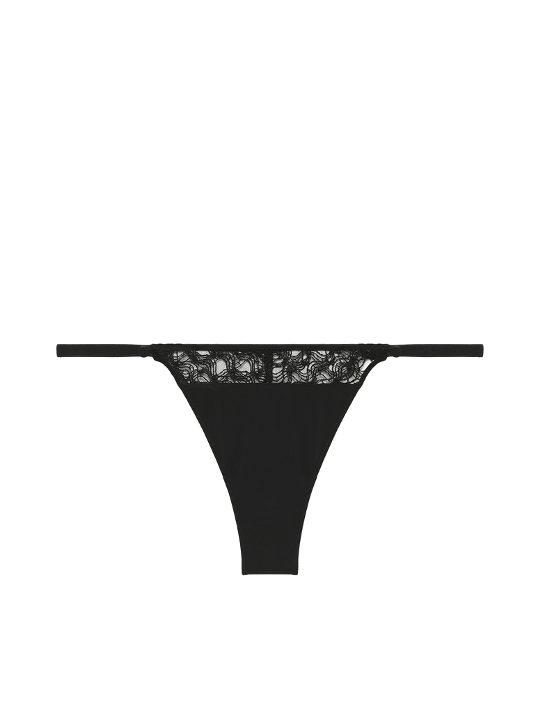 Rose Tanga Panty Black Simone Perele