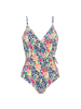 Boheme Wireless Padded One-Piece - Tropic White Print