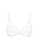 Intrigue Full Coverage Plunge Bra White Simone Perele